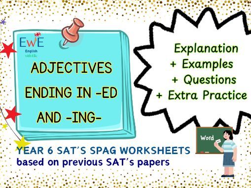 Adjectives ending in -ed and -ing- GRAMMAR - EAL/ESL Common Errors