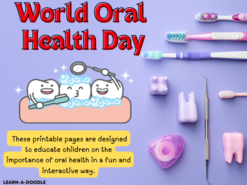 World Oral Health Day Special: Engaging Tick-the-Box Activity Pages for Kids