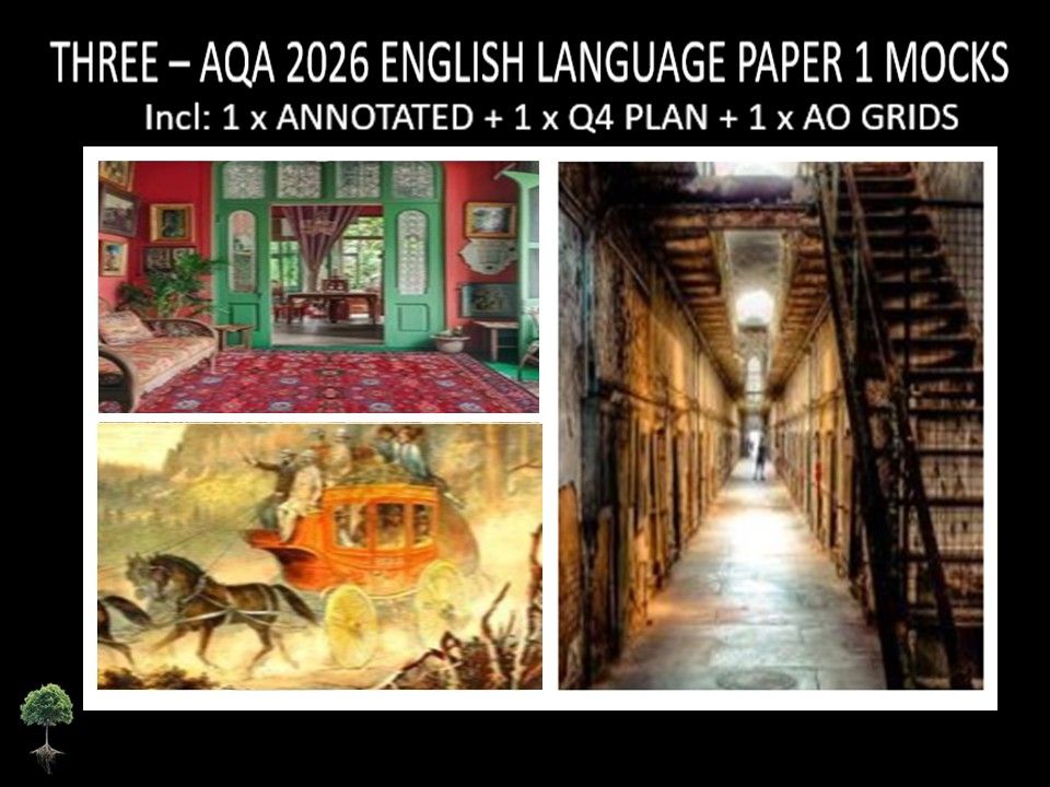 THREE - AQA PAPER 1 | 2026 FULL MOCKS | ANNOTATED | Q4 PLAN | AO GRIDS