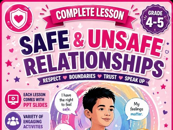 Building Safe and Healthy Relationships - Primary PSHE