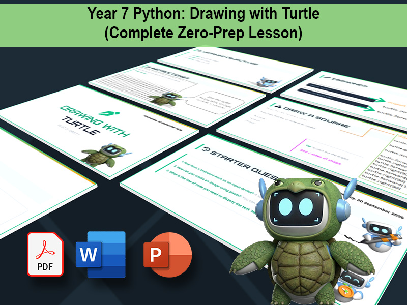 Year 7 Python: Drawing with Turtle Lesson