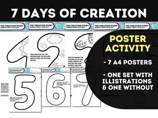 7 Days of Creation Posters | Religious Education