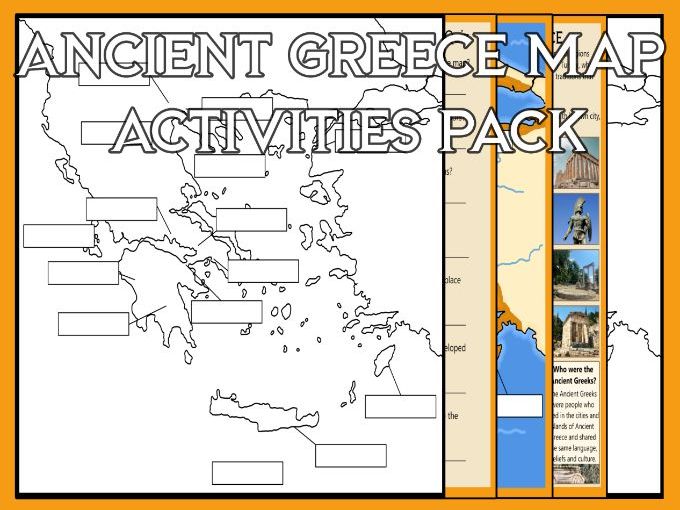 Ancient Greece Map Activities Pack – History Worksheets and Map Skills