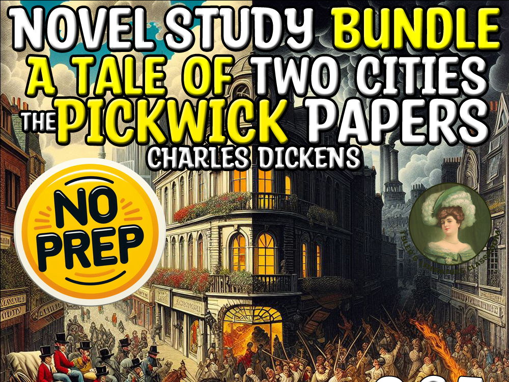A Tale of Two Cities & The Pickwick Papers Q&A Analysis Sub Plan