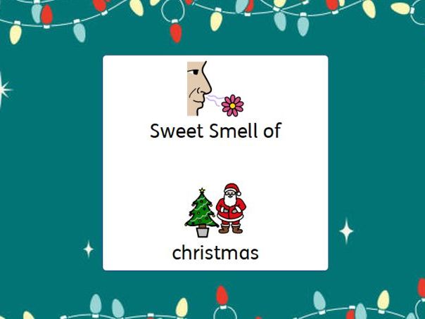 SEN Sweet Smell of Christmas Sensory story