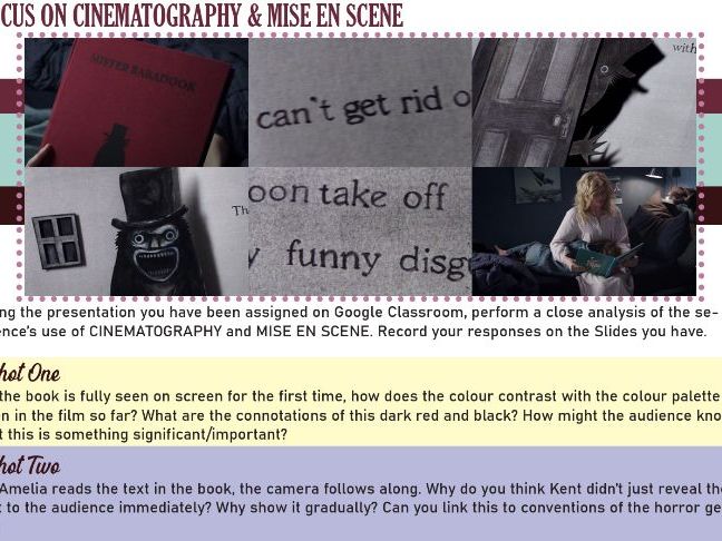 The Babadook - GCSE Film Studies Booklet