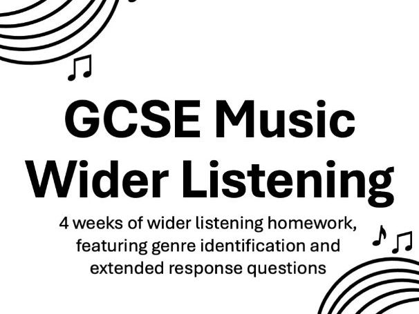 GCSE Music: Wider Listening Exam Pack 3