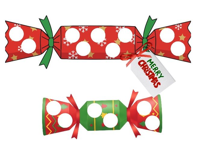 Christmas Play Dough Mats – Reindeer, Crackers & Baubles