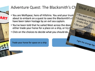 Adventure Quests - Powerpoint Projects