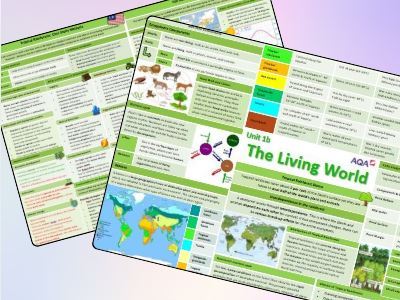 Knowledge Organiser: The Living World 1b AQA