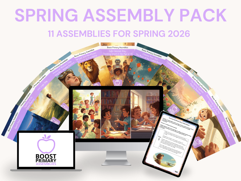 KS2 Spring Term Assembly Bundle (11 ready-to-deliver assemblies)