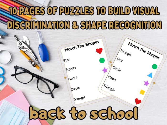 Shape Detectives : A Fun Matching Game for Little Learners