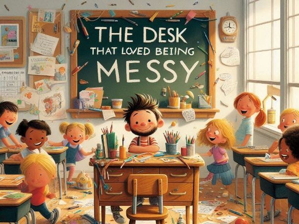 The Desk That Loved Being Messy – A Social Emotional Story About Creativity