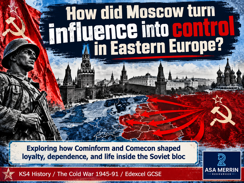 GCSE Cold War | Cominform and Comecon 1947–49 | How Did Moscow Turn Influence into Control?