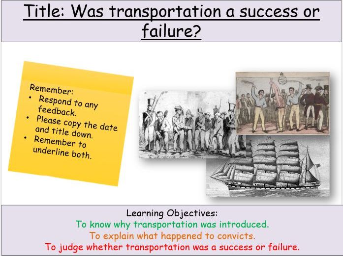 Transportation to Australia