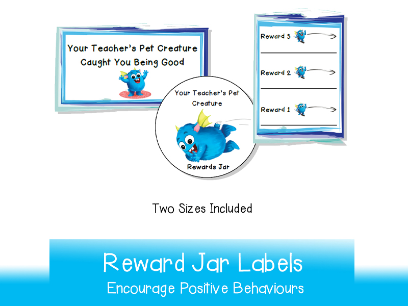 Printable Reward and Jar Labels | Teaching Resources