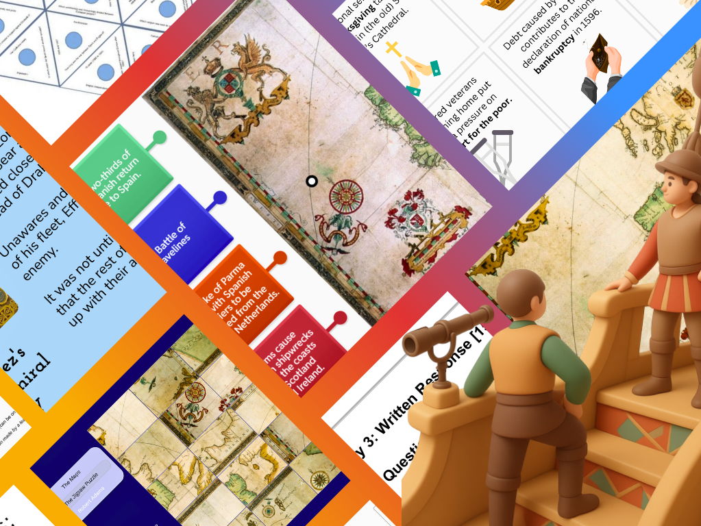 KS3 Making of the UK/GCSE History - The Spanish Armada: Unit Resources Bundle