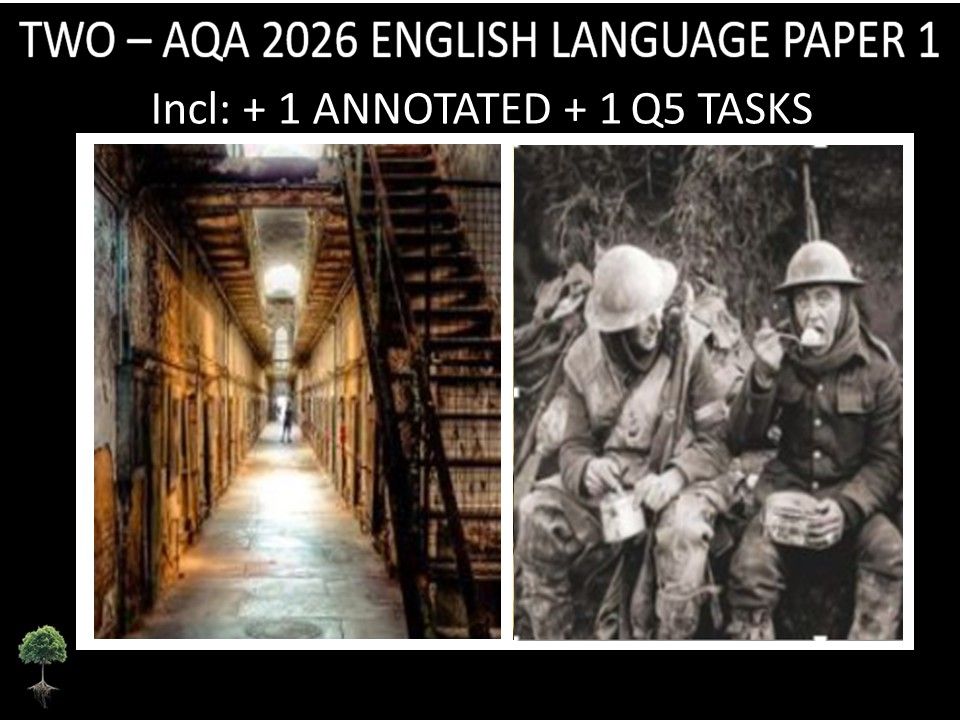 TWO - AQA PAPER 1 | 2026 FULL MOCKS | ANNOTATED |  Q5 TASKS