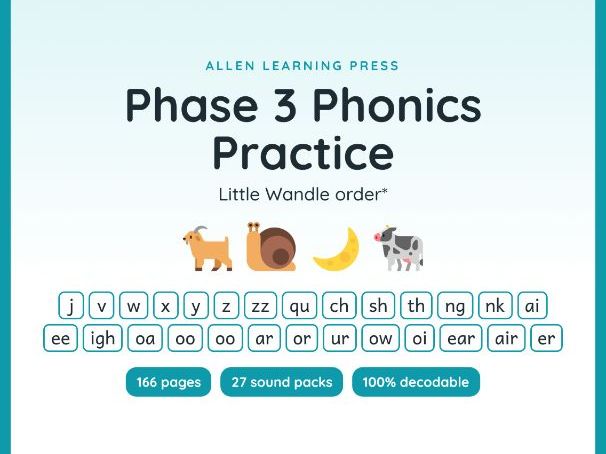 Phase 3 Phonics Worksheets | Little Wandle Aligned | Autumn 2 + Spring 1