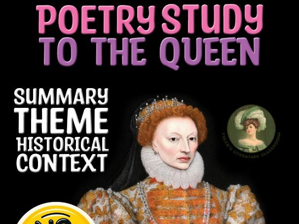 To the Queen Poetry Study Analysis of Shakespeare's for High School