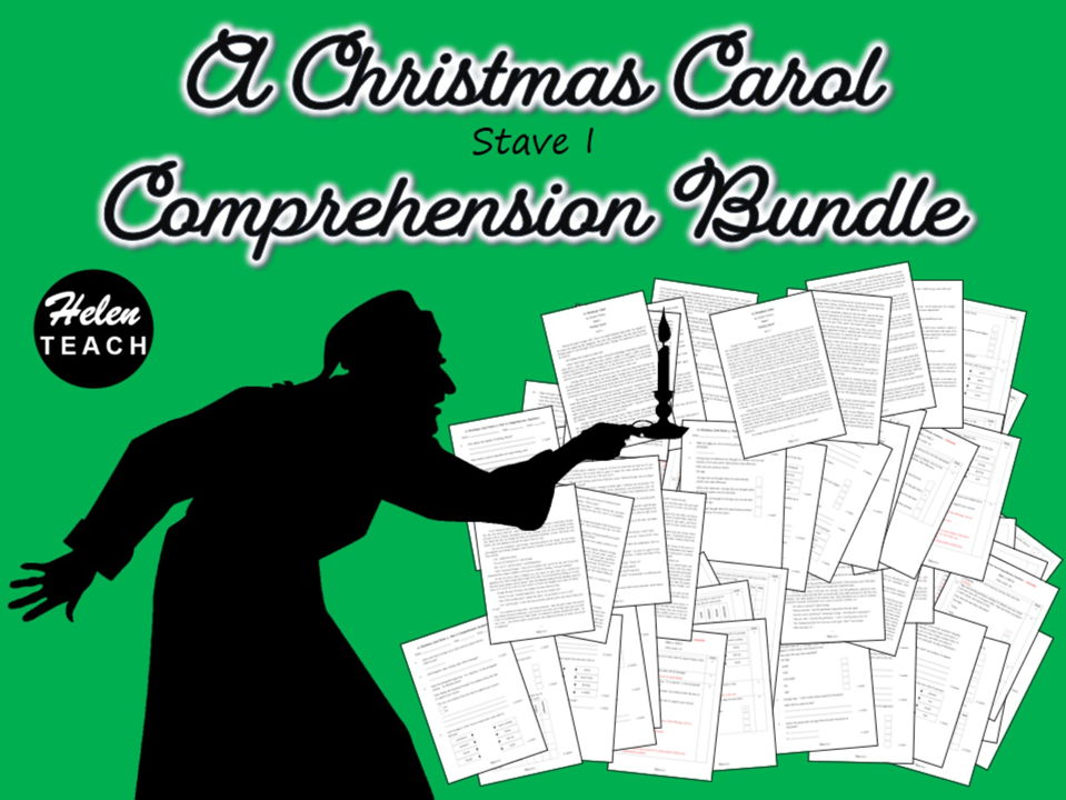 A Christmas Carol | Stave 1 Comprehension BUNDLE
