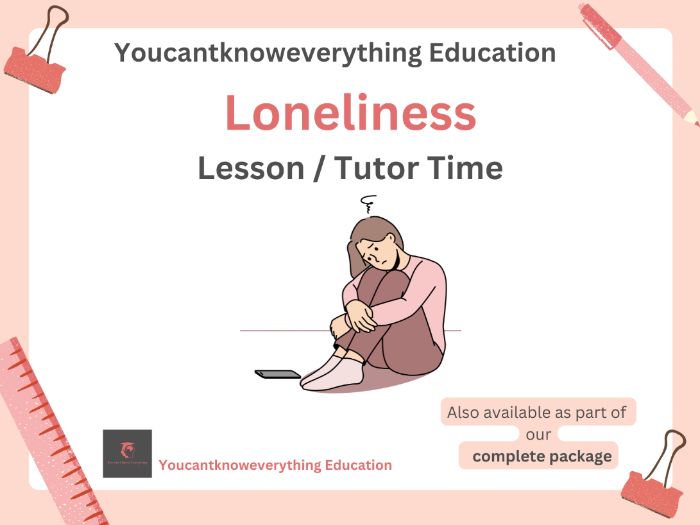 Loneliness - Mental Health PSHE