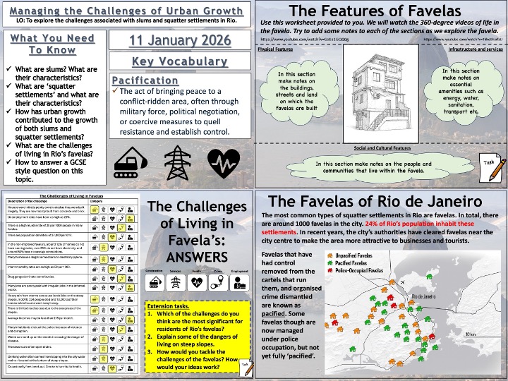 The Urban World: Managing the Challenges of Urban Growth in Rio de Janeiro