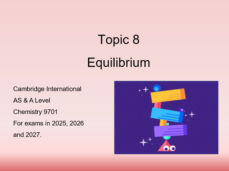 Topic 8.1 Equilibrium – CIE AS/A Level Chemistry (9701)