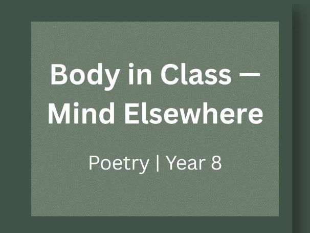 In Plain Sight — Reading & Writing Lesson | Figurative Language & Inference | Year 8 (KS3)