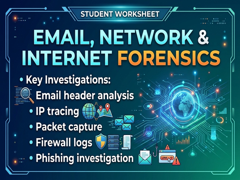 Email, Network & Internet Forensics