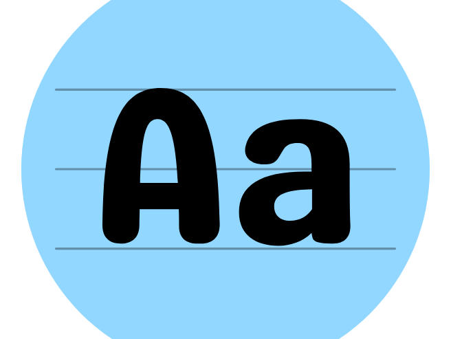 Simple Alphabet Postcards (Bonus Number 0-9)