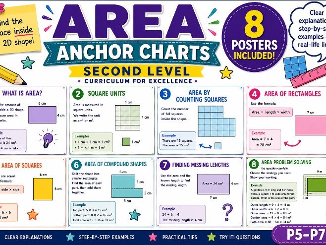 Area KS2/Second Level Anchor Charts