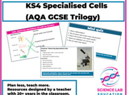 KS4 Specialised Cells (AQA GCSE Trilogy)