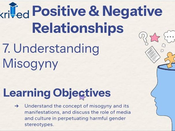 Understanding Misogyny – KS3 Year 9 PSHE Lesson on Gender Stereotypes and Media Influence