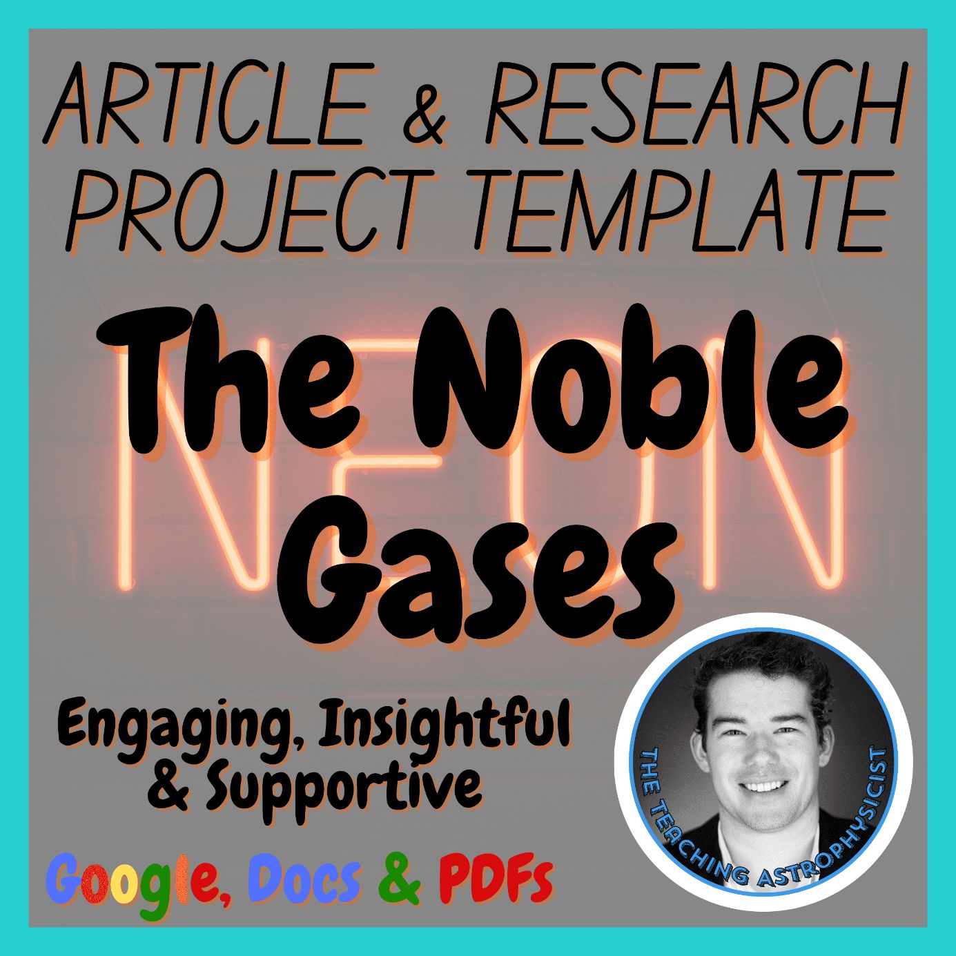 The Noble Gases | Chemistry Science Article + Research Project Template