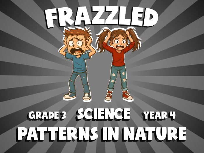 Patterns in Nature FRAZZLED Science Game | No-Prep Year 4 Review Activity