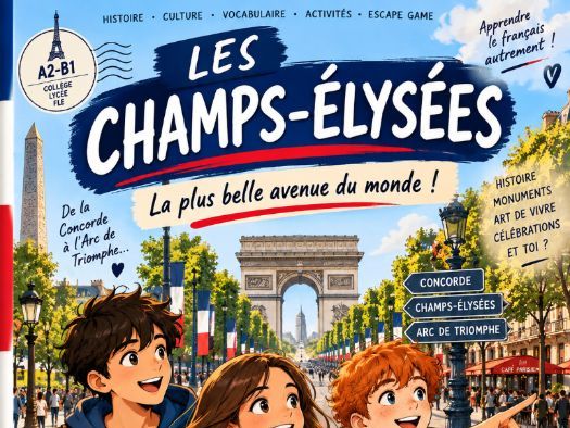 Les Champs-Élysées – French Reading, History