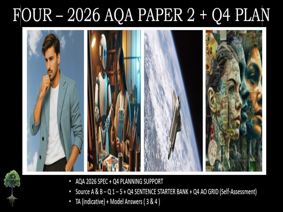 FOUR - AQA PAPER 2 | 2026 FULL MOCKS | Q4 PLAN