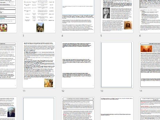 OCR A Level Religious Studies Religious Experience PRINT AND GO Booklet
