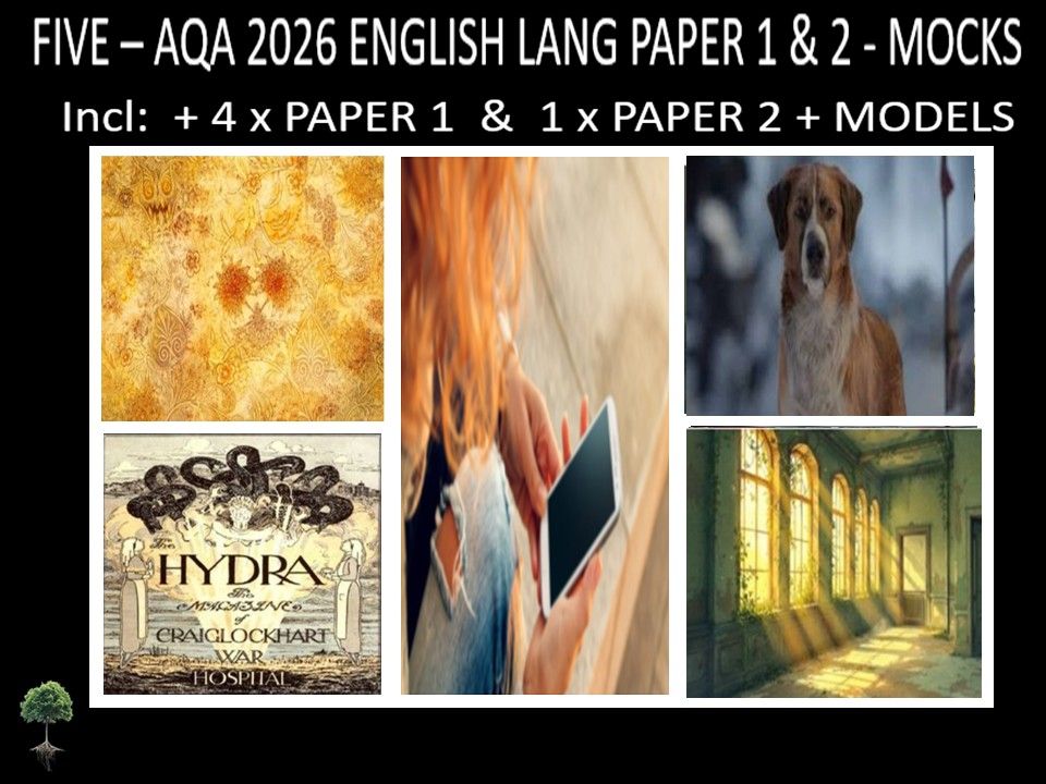FIVE - AQA PAPER 1 & 2 | 2026 FULL MOCKS | MODELS