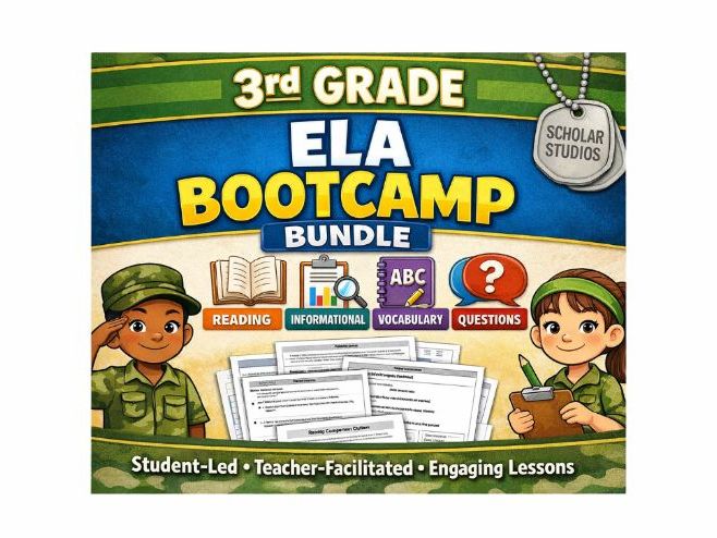 3rd Grade ELA F.A.S.T. Bootcamp