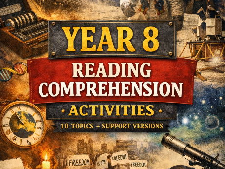 Year 8 - Reading Comprehension Pack