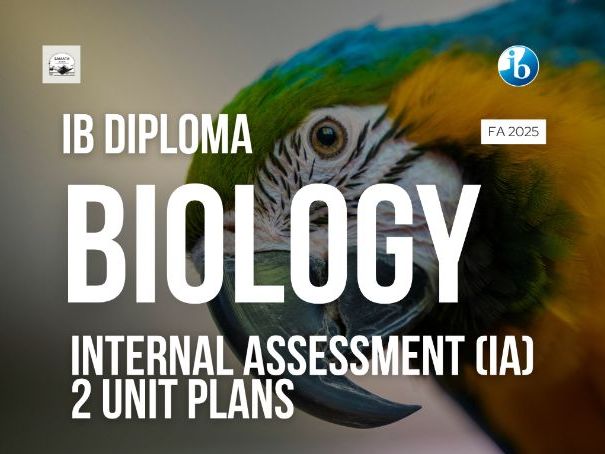 IBDP Biology IA Complete Skills Bundle | Introduction + Data Analysis | FA2025 | SL & HL