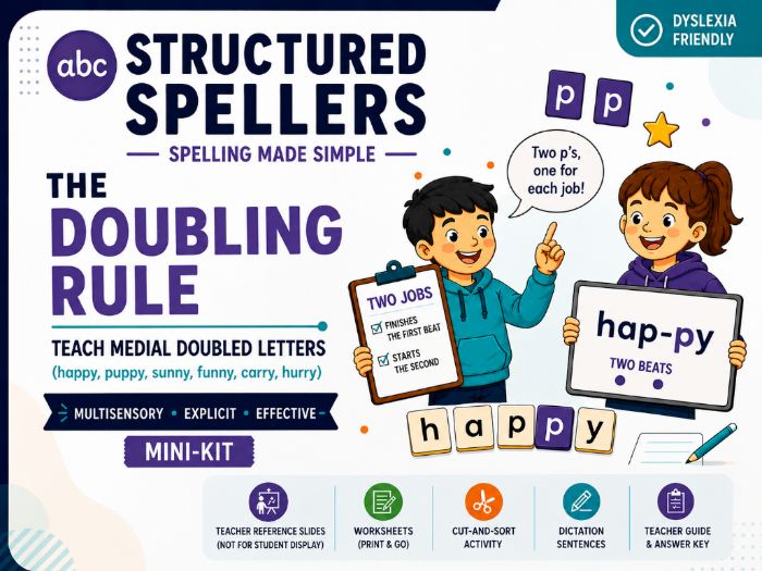 Structured Spellers – The Doubling Rule Mini-Kit