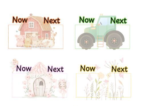 Themed Now Next Boards