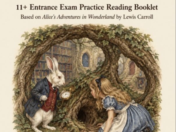 11+ Exam Practice: Alice in Wonderland - Workbook