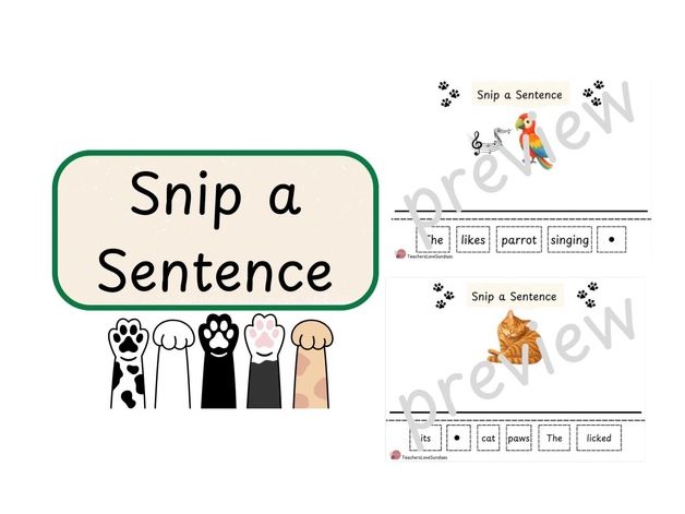 Pets Snip a Sentence