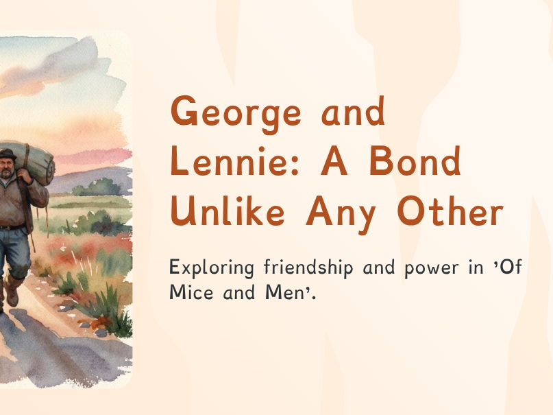Of Mice and Men - George and Lennie