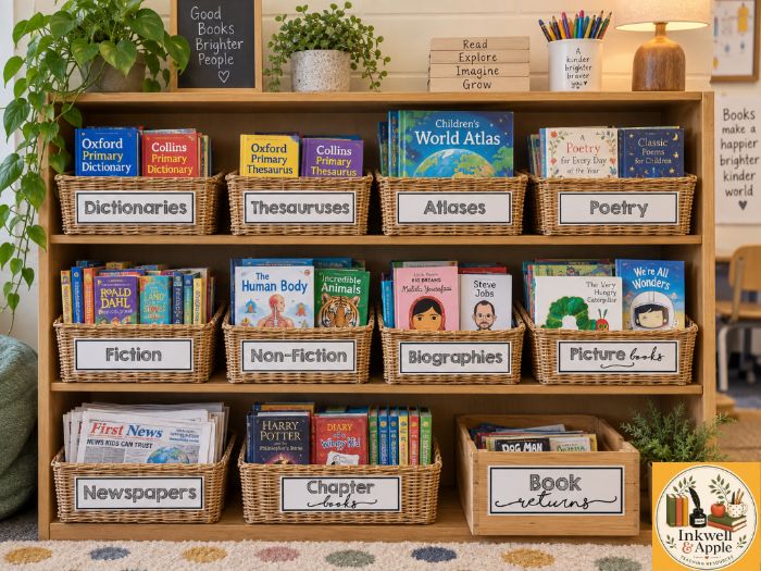 Book Corner Labels