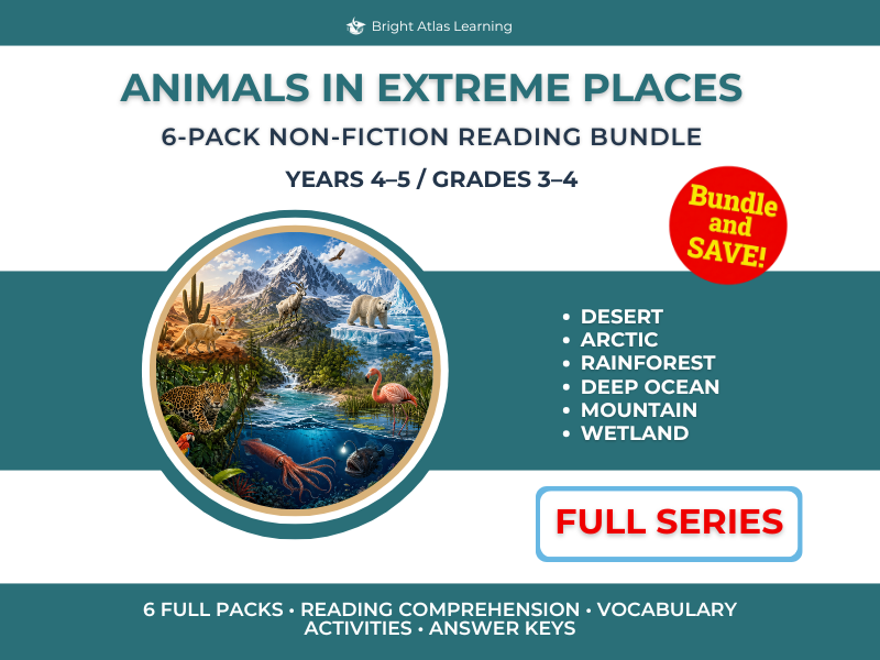 Animals in Extreme Places Full Bundle | KS2 | Y4–5